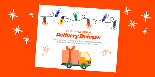 Holiday Cheer: Free Printable Cards for Delivery Drivers