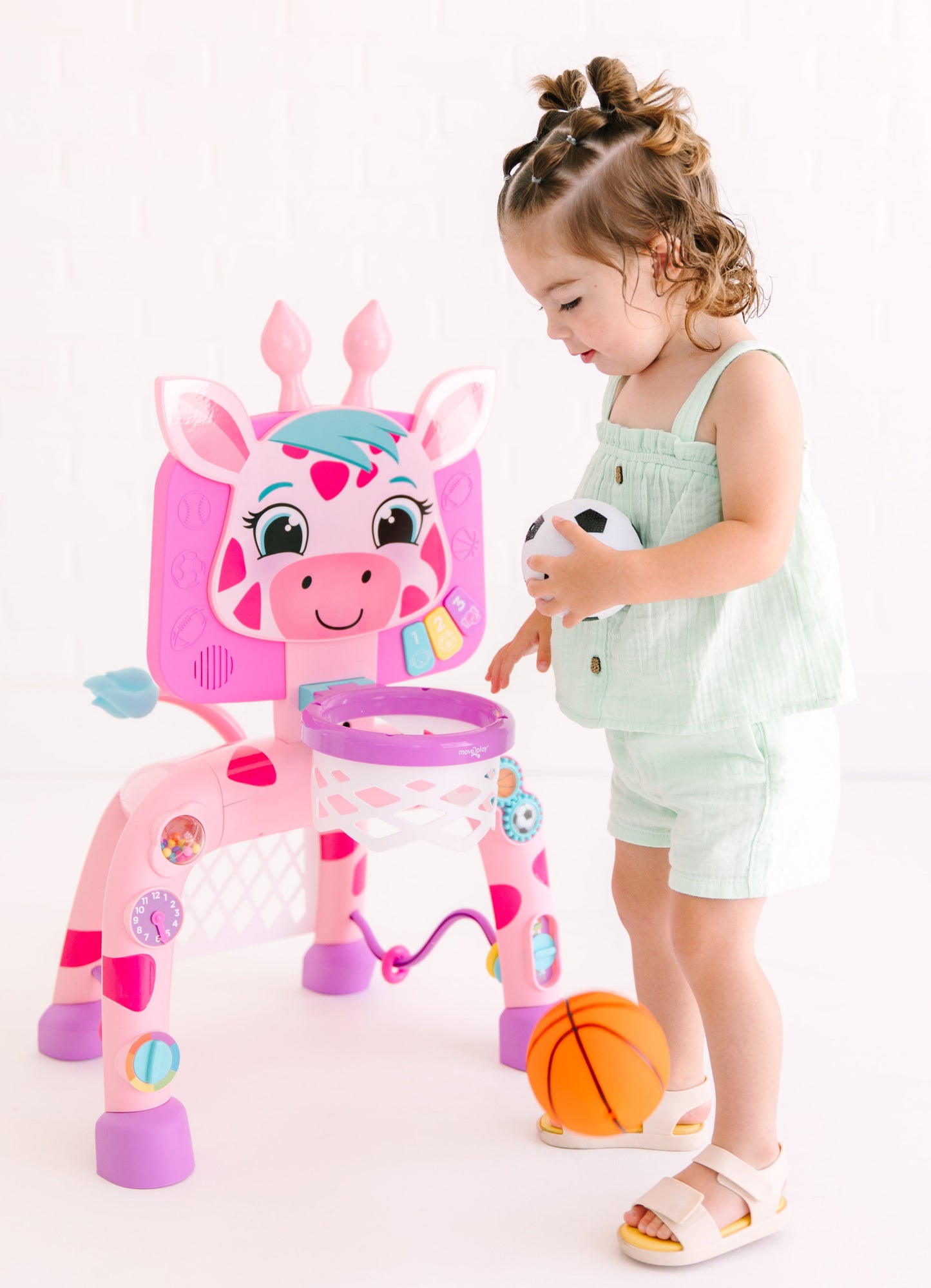 Giraffe Play & Score Activity Center - Pink