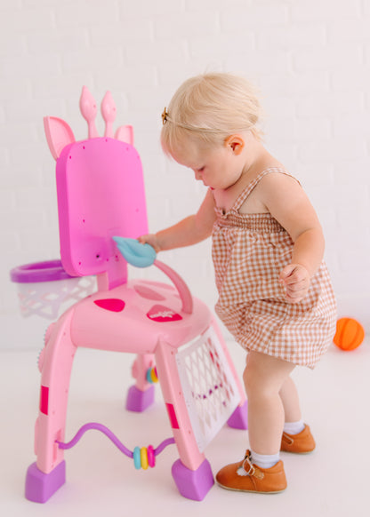 Giraffe Play & Score Activity Center - Pink