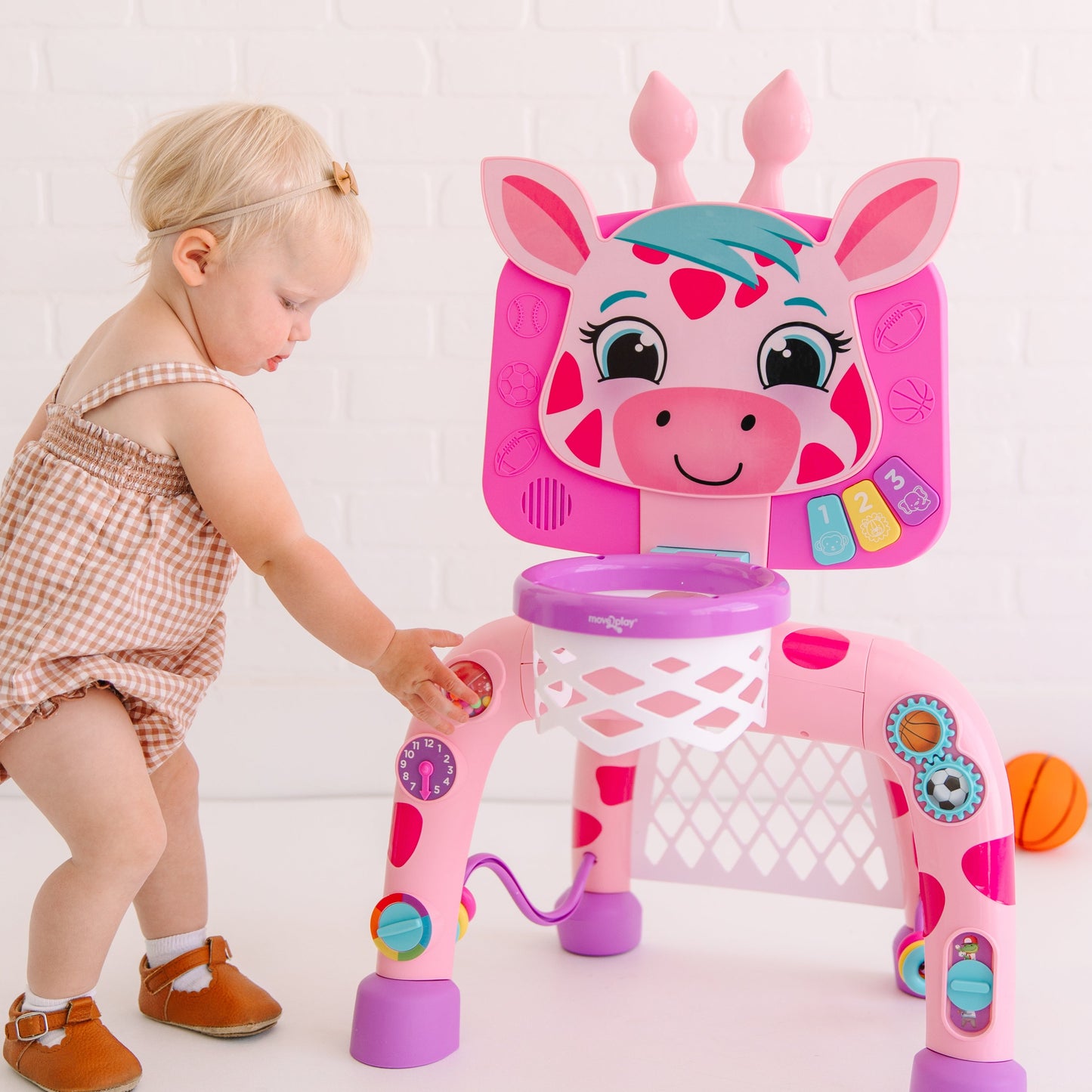 Giraffe Play & Score Activity Center - Pink
