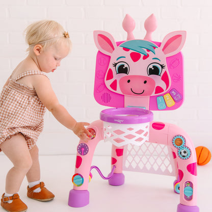Giraffe Play & Score Activity Center - Pink