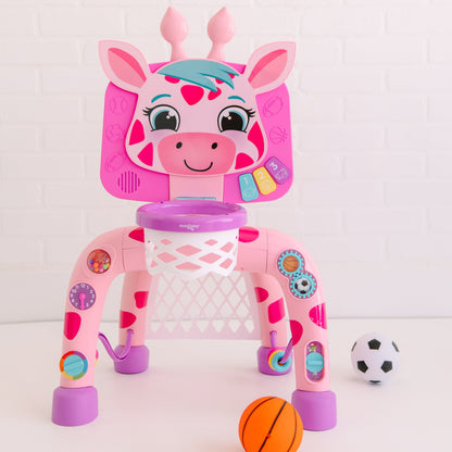 Giraffe Play & Score Activity Center - Pink