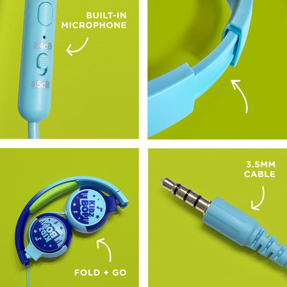 Kidz Bop Headphones - Wired - Blue