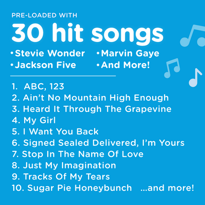 Motown Magic Karaoke Microphone - Blue