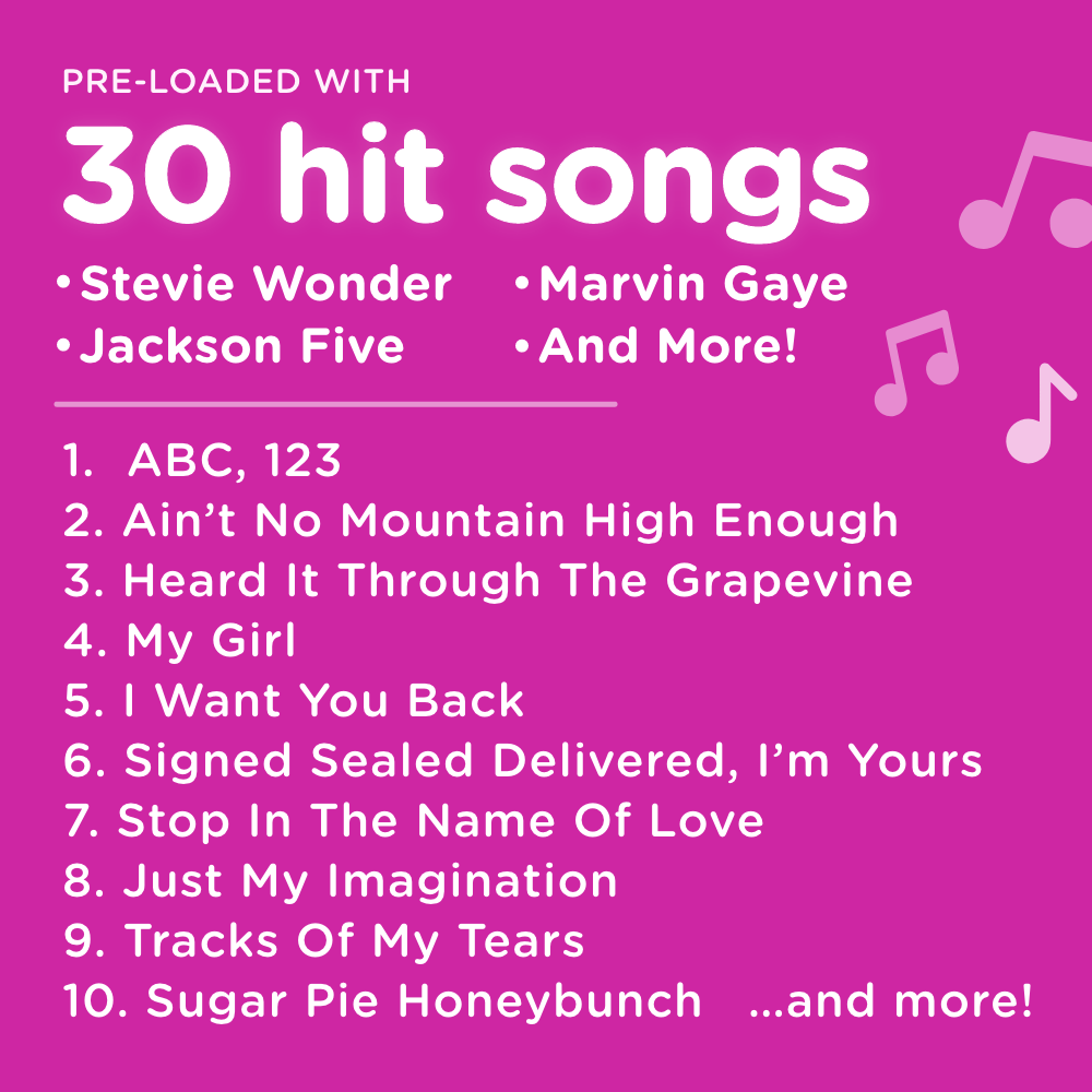 Motown Magic Karaoke Microphone - Purple