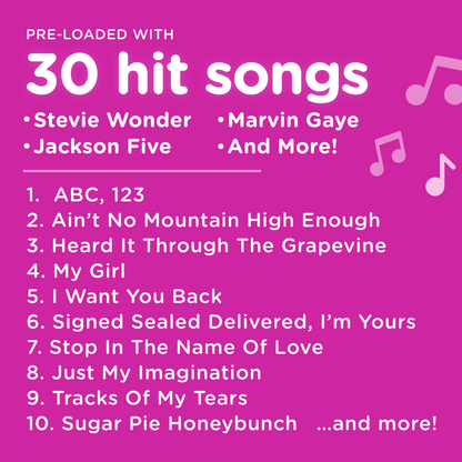 Motown Magic Karaoke Microphone - Purple