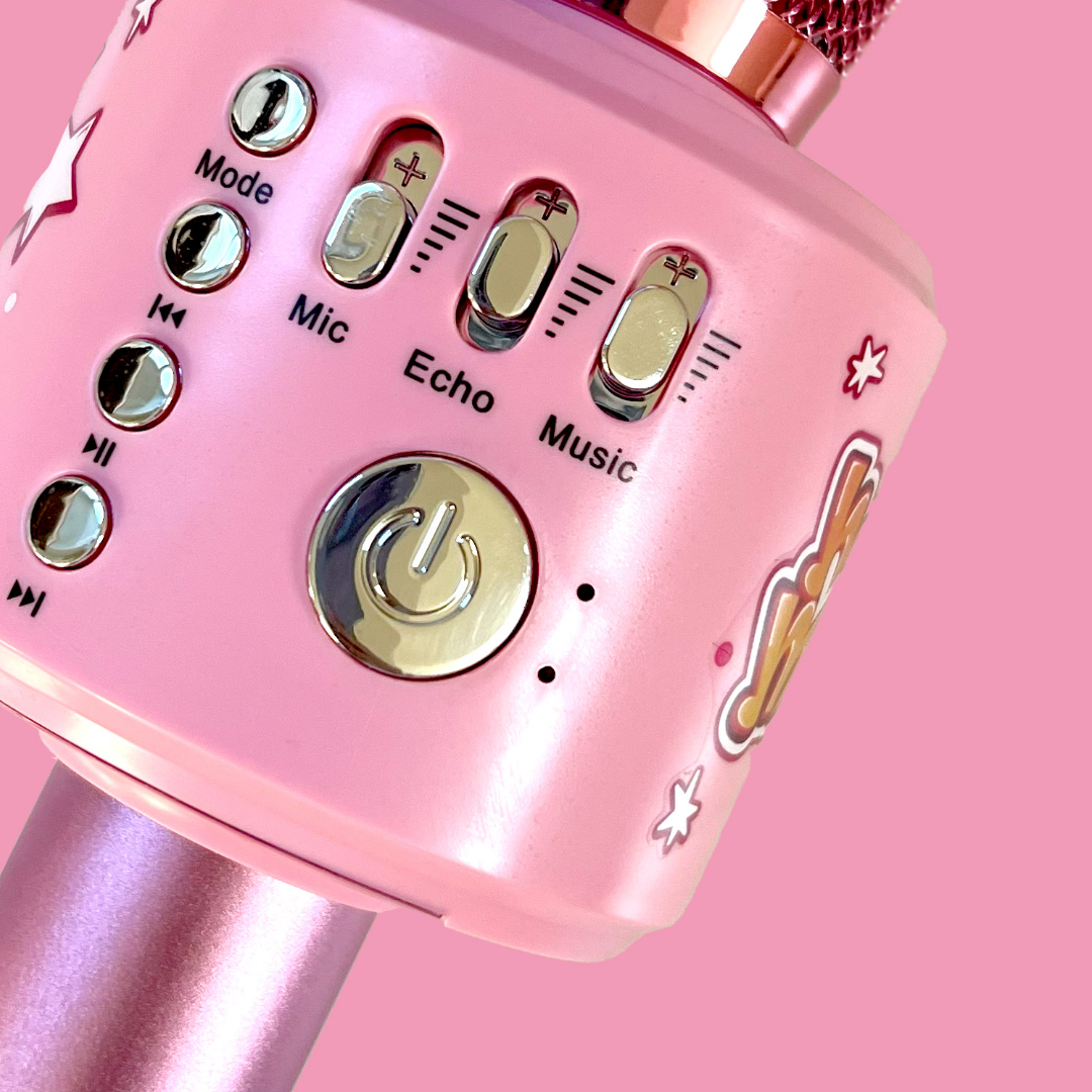 Motown Magic Karaoke Microphone - Magenta